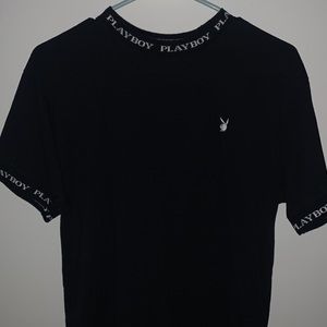 Playboy black tee.